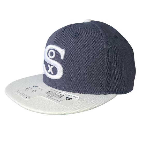 Nike Chicago White Sox Cap - Cooperstown Collection Fitted Hat - Size 7 1/2 - Picture 2 of 8